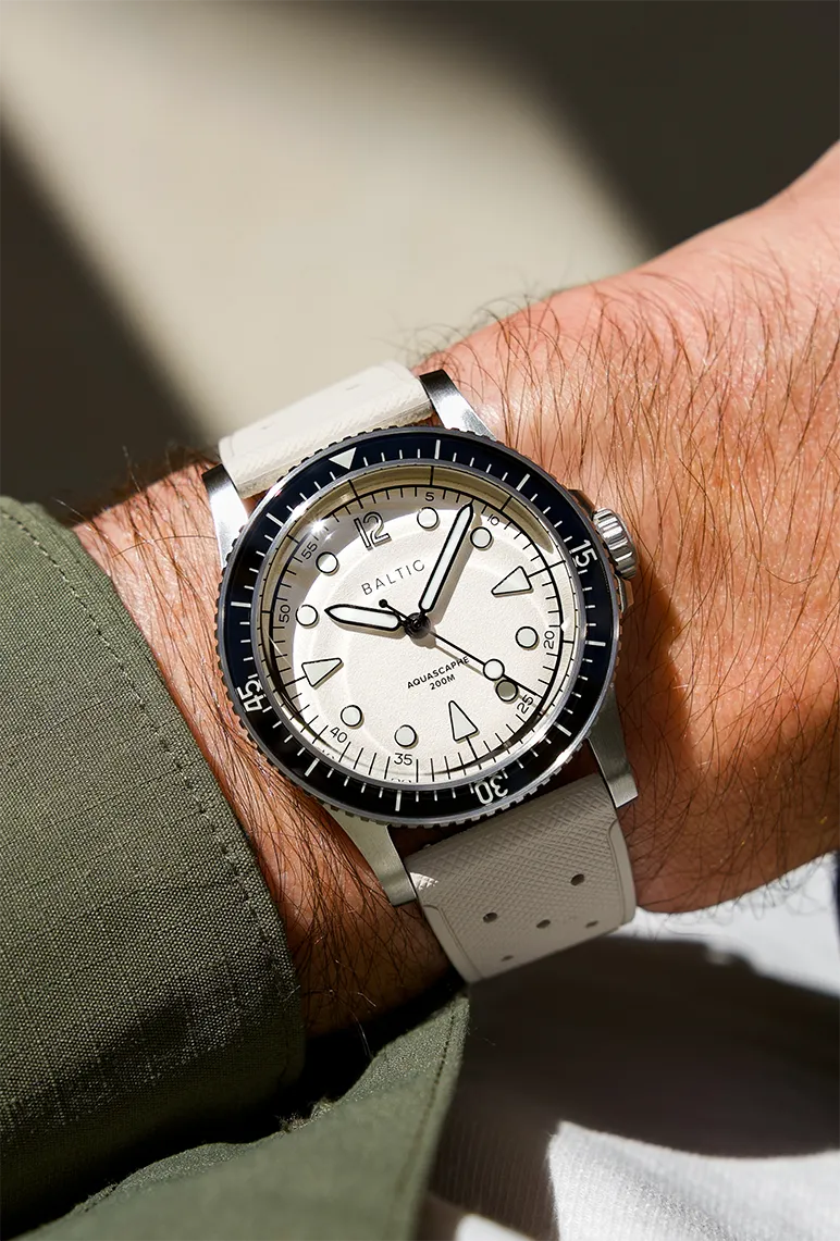 Baltic Aquascaphe MK2 Warm Silver 37mm Otomatik detay görseli 3