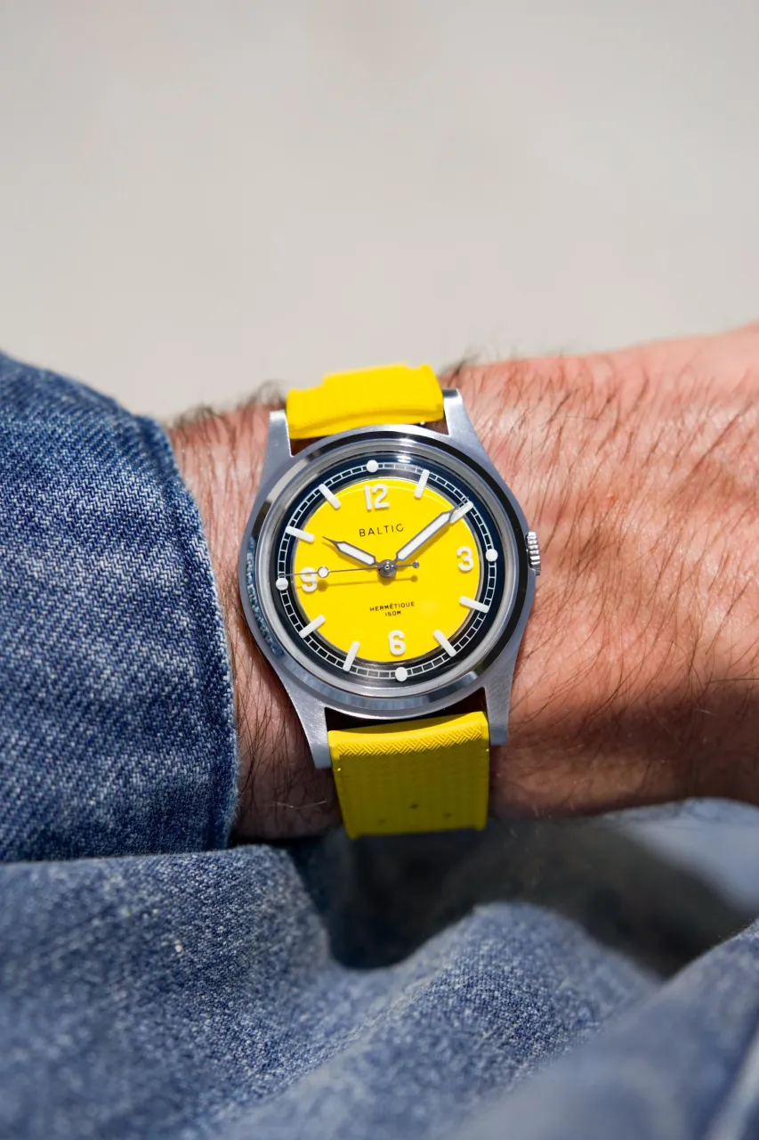Baltic Hermétique Summer Yellow Otomatik detay görseli 5