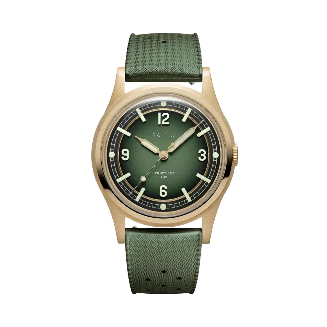 Baltic Hermétique Tourer Bronze Green Otomatik
