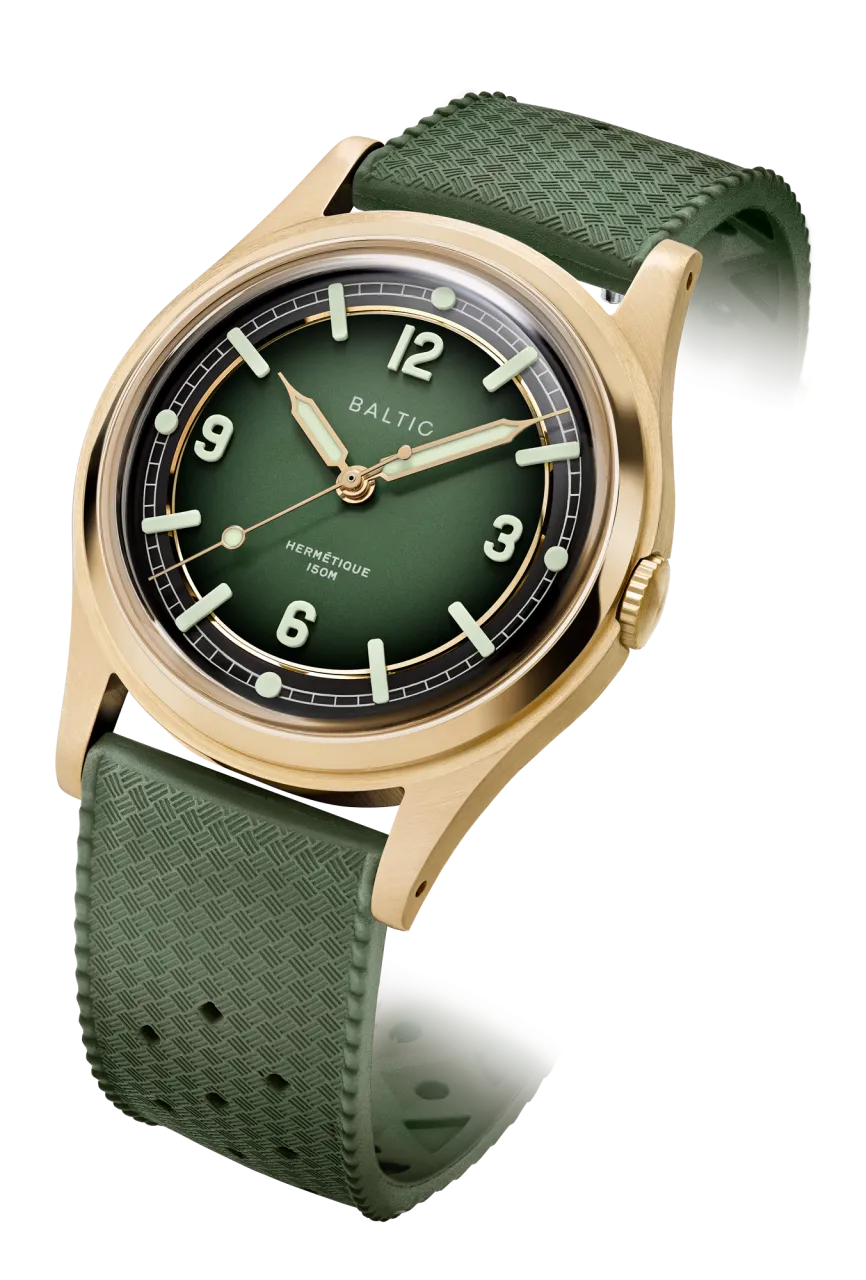 Baltic Hermétique Tourer Bronze Green Otomatik detay görseli 1