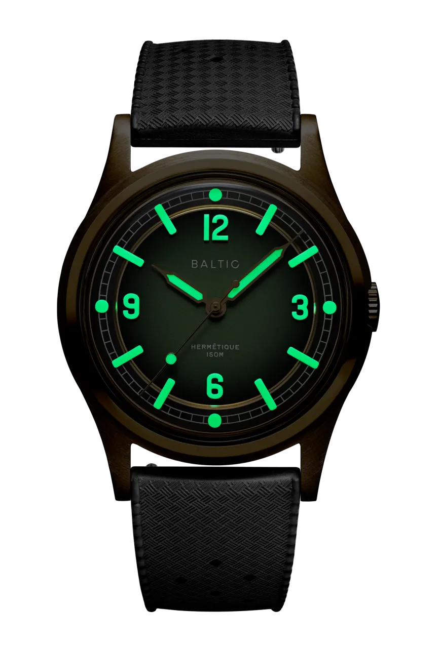 Baltic Hermétique Tourer Bronze Green Otomatik detay görseli 4
