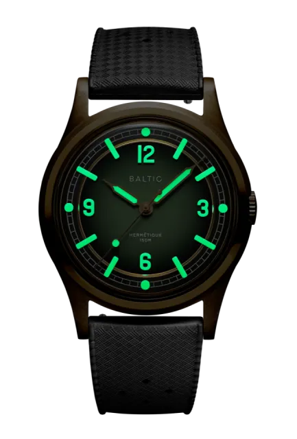 Baltic Hermétique Tourer Bronze Green Otomatik Görsel 5