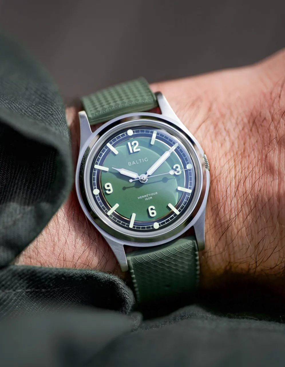 Baltic Hermétique Tourer Green Otomatik detay görseli 5