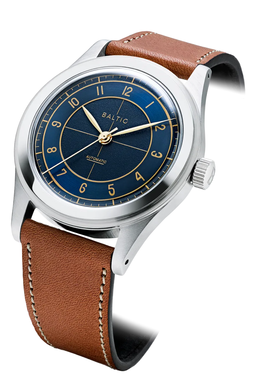 Baltic HMS 002 Blue Gilt Otomatik detay görseli 1