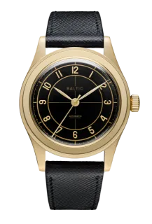 Baltic HMS 002 Gold PVD Black Otomatik