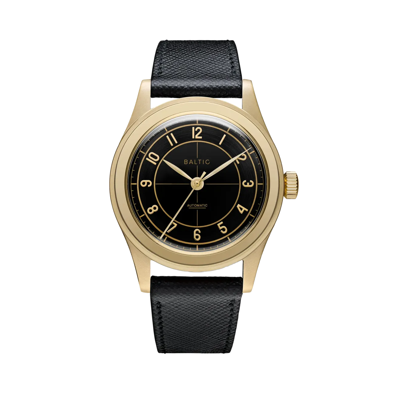 Baltic HMS 002 Gold PVD Black Otomatik