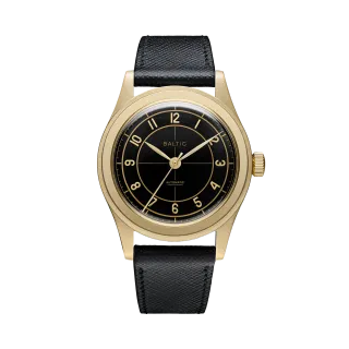 Baltic HMS 002 Gold PVD Black Otomatik
