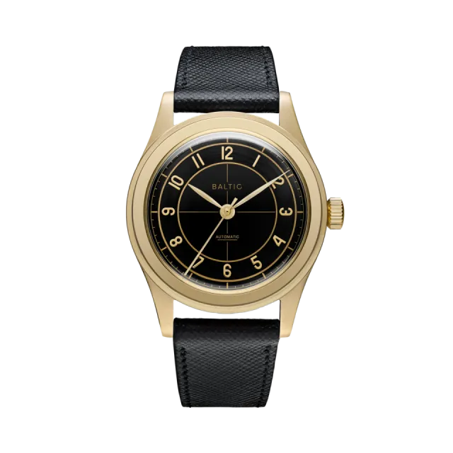 Beğenmek için çift tıkla Baltic HMS 002 Gold PVD Black Otomatik Görsel 1