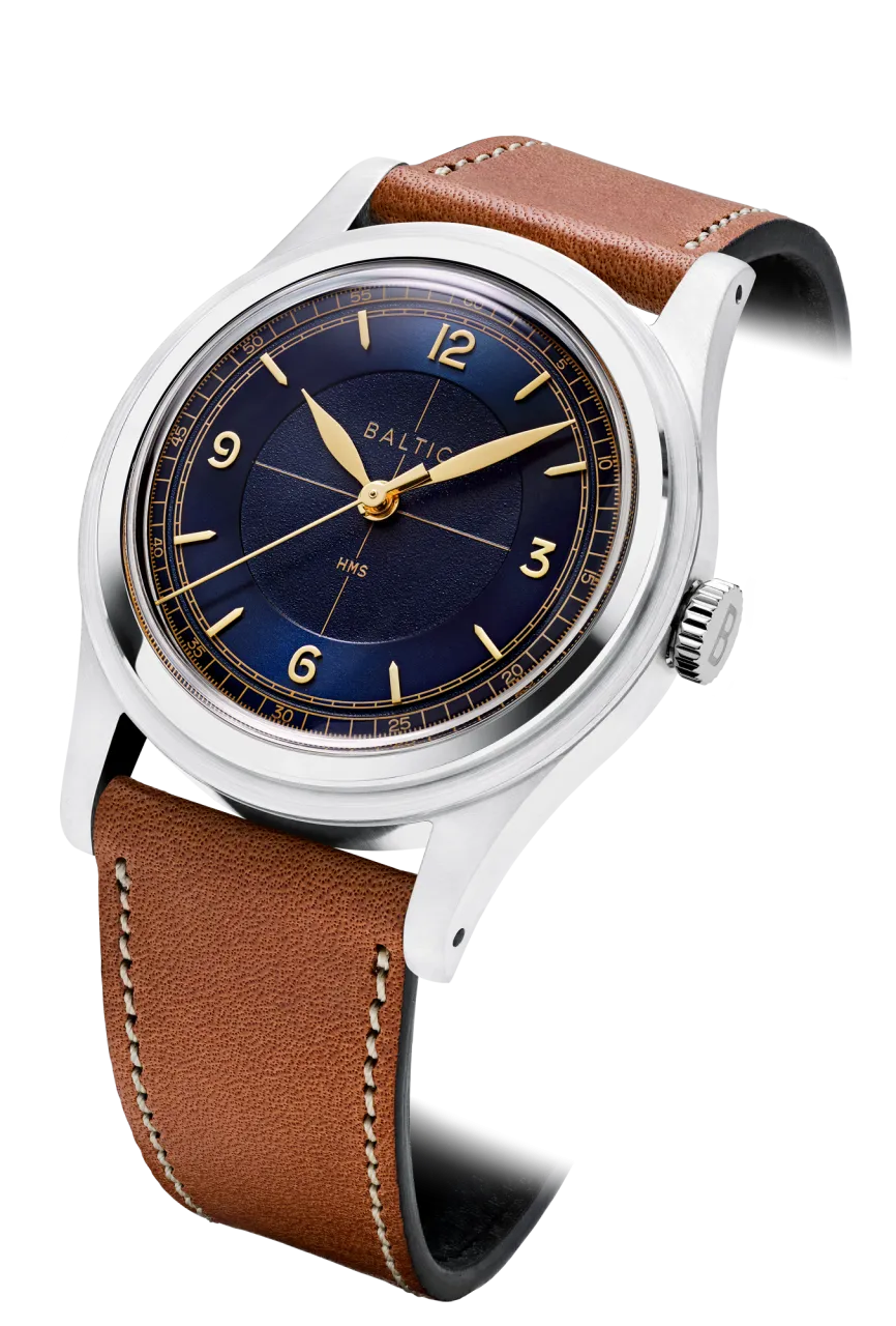 Baltic HMS 003 Blue Gilt Otomatik detay görseli 1