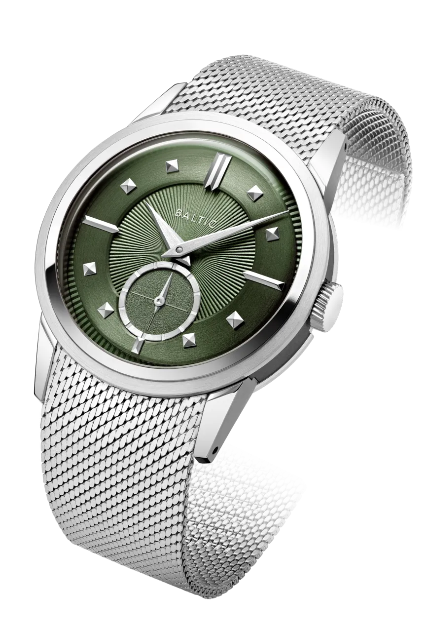 Baltic Prismic Green 36mm Otomatik detay görseli 1
