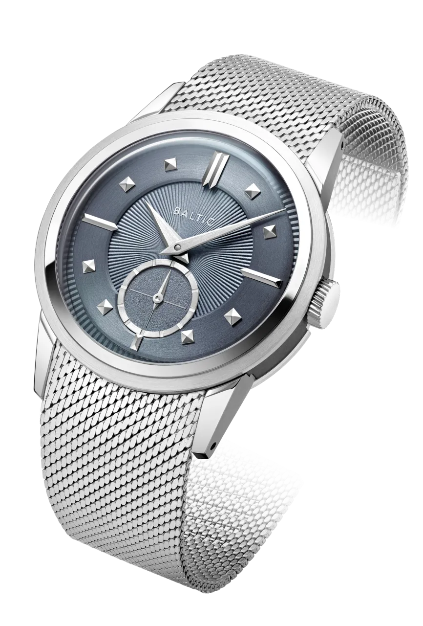 Baltic Prismic Grey Blue 36mm Otomatik detay görseli 1