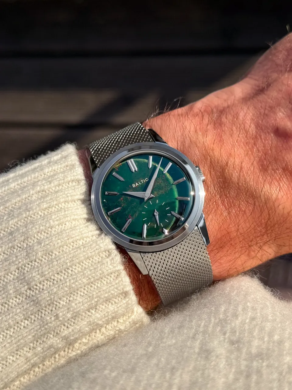 Baltic Prismic Stone Bloodstone 36mm Otomatik detay görseli 4