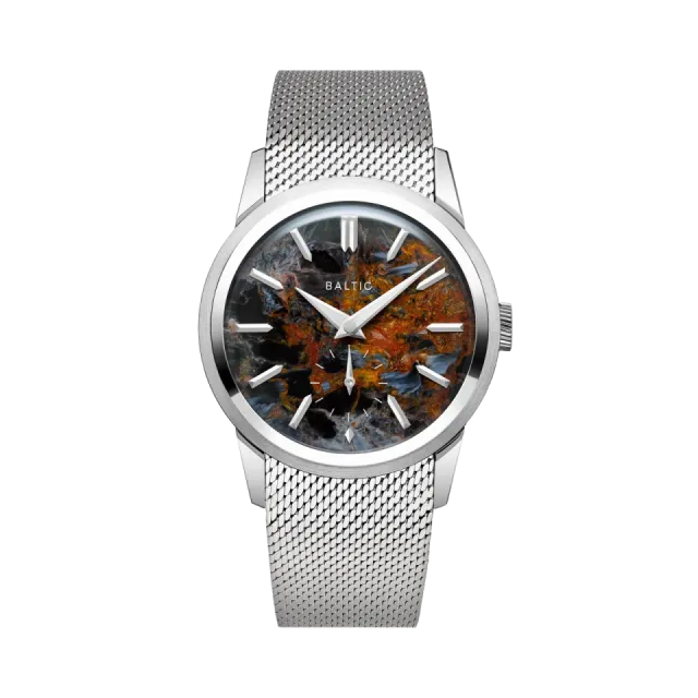 Beğenmek için çift tıkla Baltic Prismic Stone Pietersite 36mm Manual 50h Power Reserve Görsel 1
