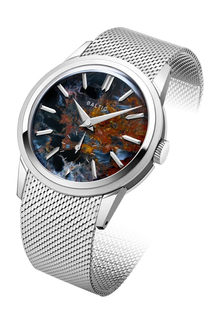 Baltic Prismic Stone Pietersite 36mm Manual 50h Power Reserve detay görseli 1