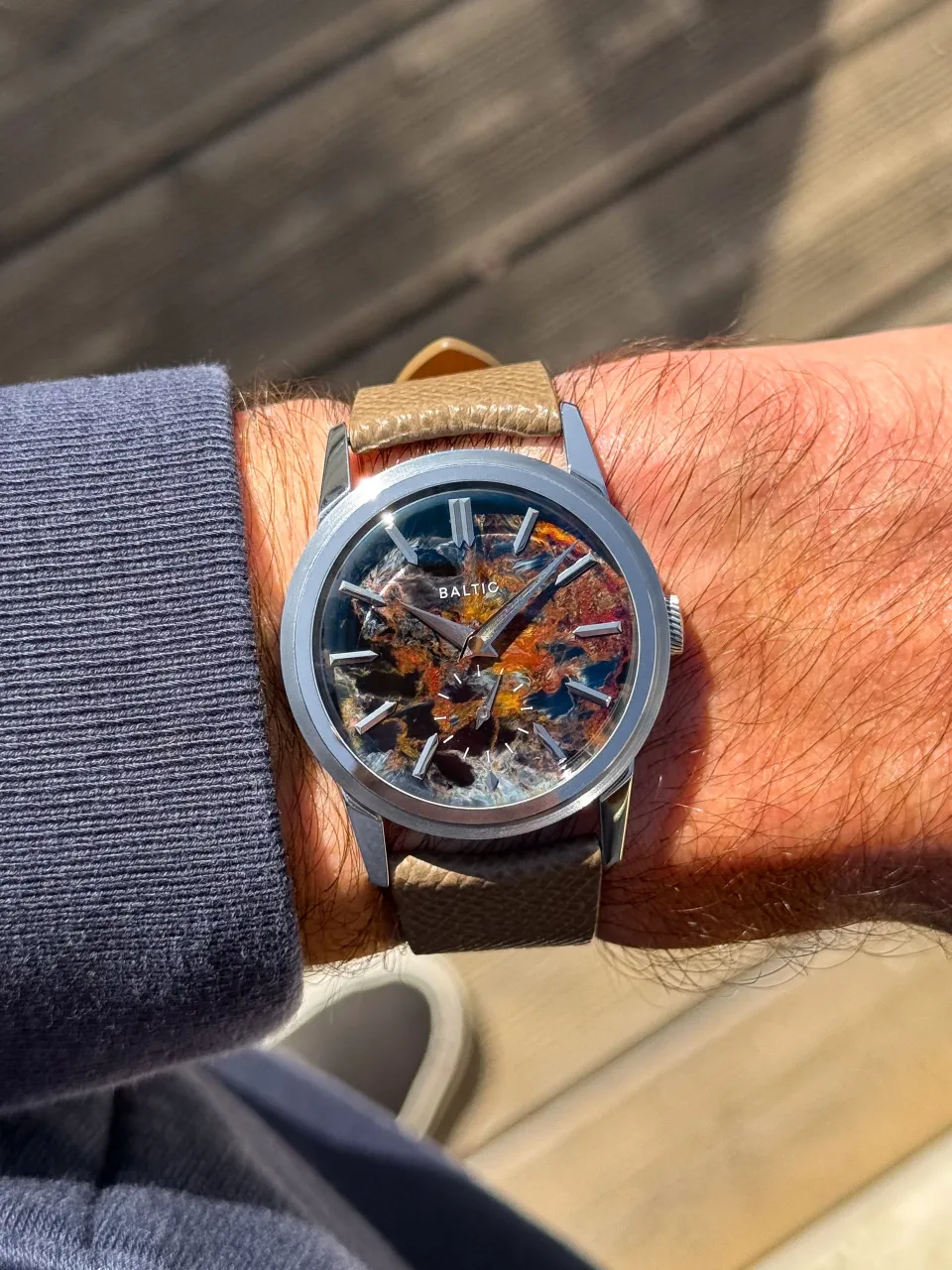 Baltic Prismic Stone Pietersite 36mm Manual 50h Power Reserve detay görseli 4
