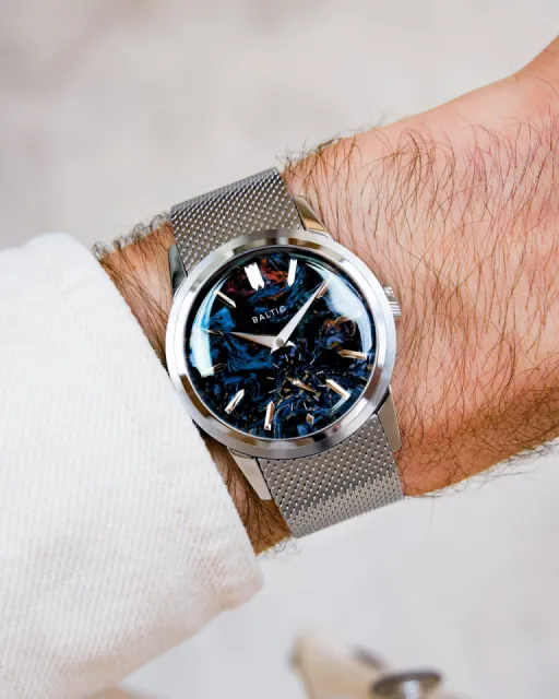 Baltic Prismic Stone Pietersite 36mm Manual 50h Power Reserve Görsel 6