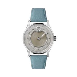 Christopher Ward C1 Jump Hour Mk V Otomatik Light Blue C0139AJH4S00E0MLB
