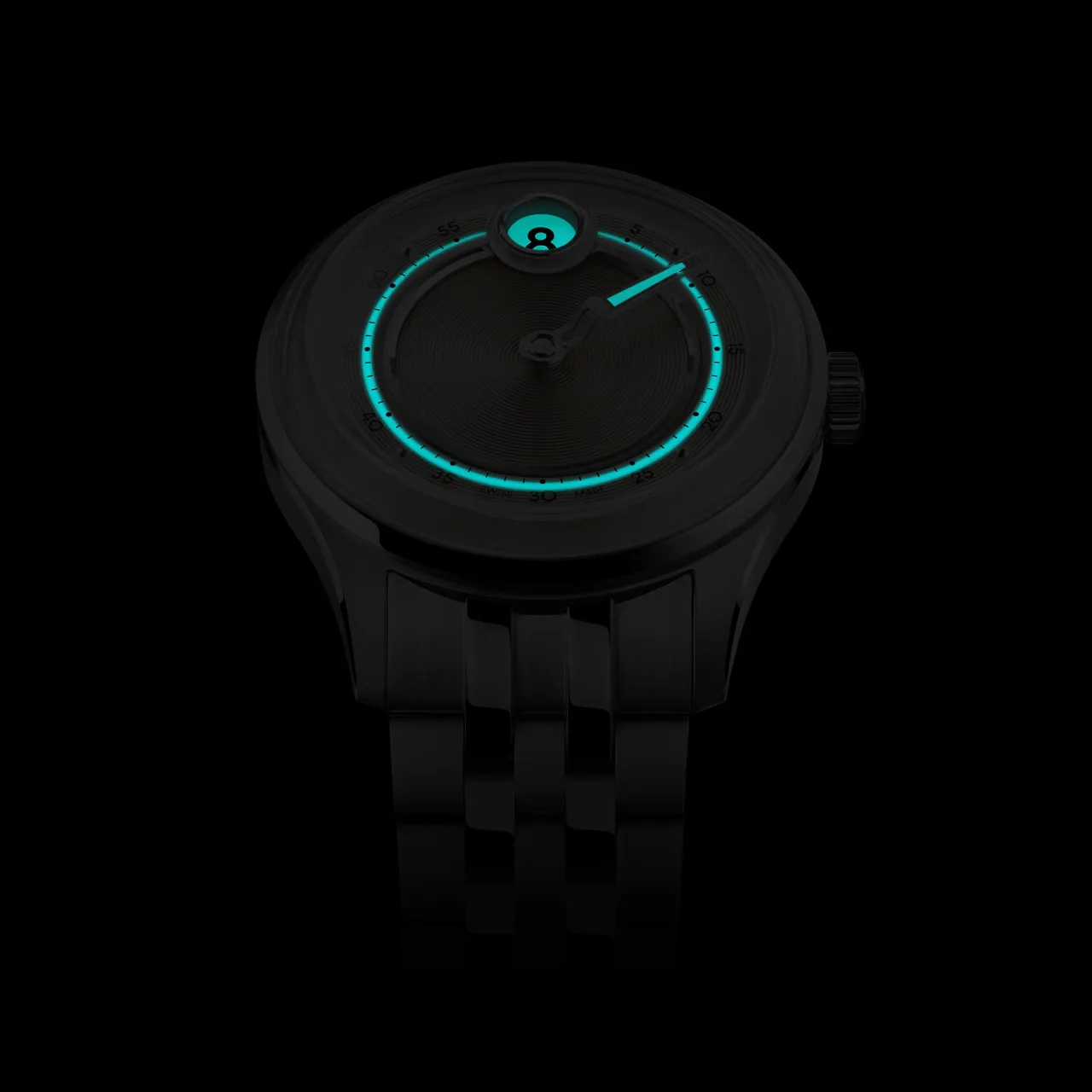 Christopher Ward C1 Jump Hour Mk V Otomatik Dusk C0139AJH4S00R0MR detay görseli 4