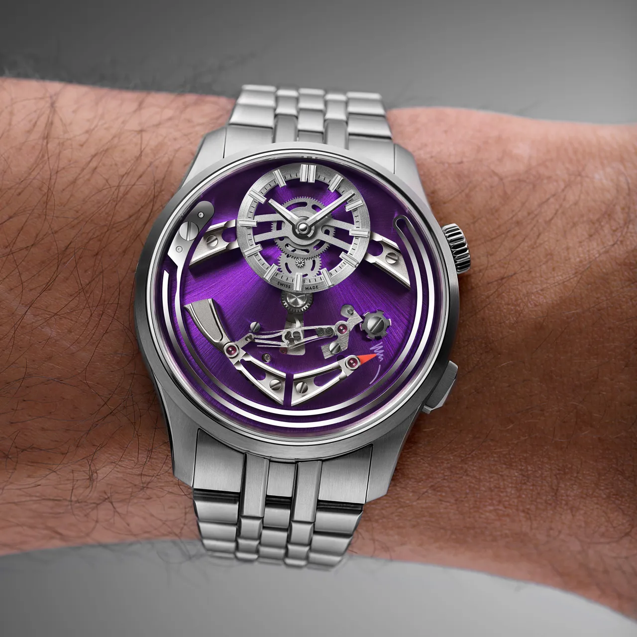 Christopher Ward C1 Bel Canto Otomatik Viola C0141APT0T00P0B1 detay görseli 1