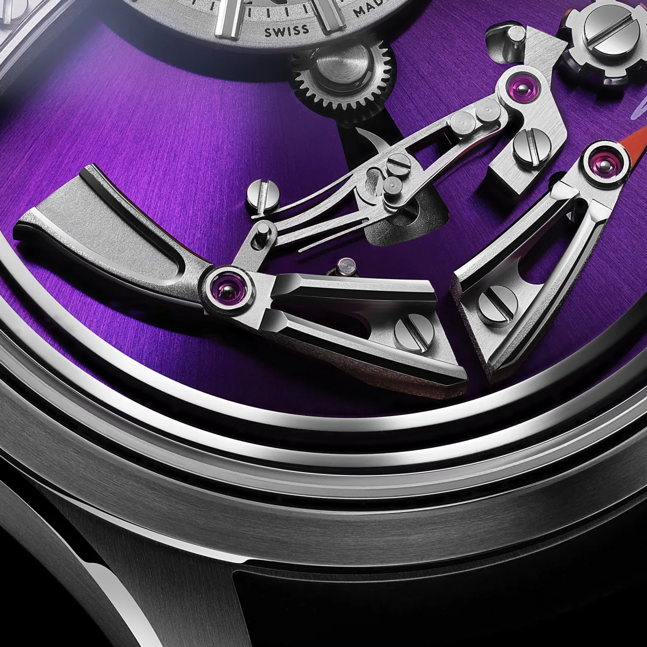 Christopher Ward C1 Bel Canto Otomatik Viola C0141APT0T00P0B1 detay görseli 2