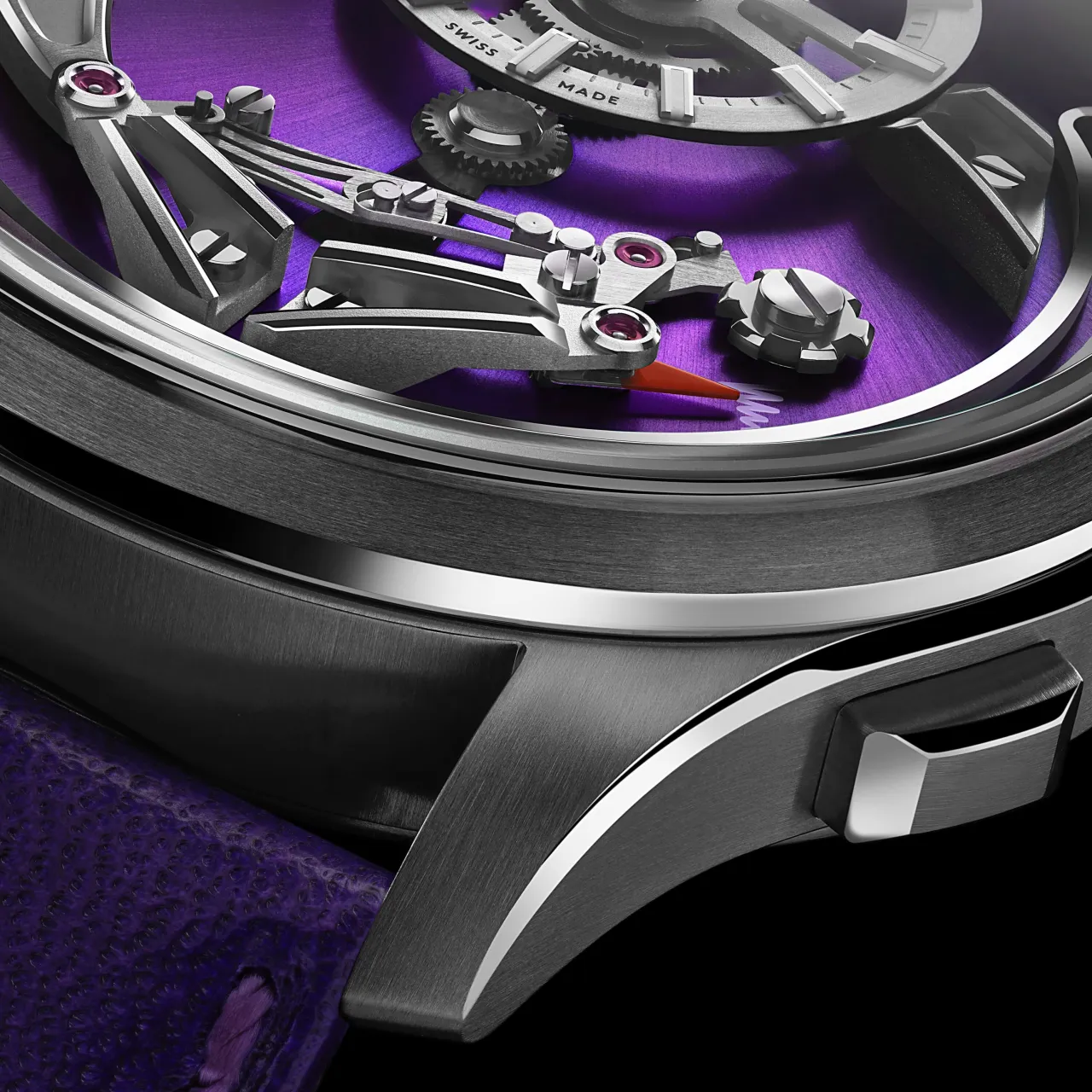 Christopher Ward C1 Bel Canto Otomatik Viola C0141APT0T00P0B1 detay görseli 3