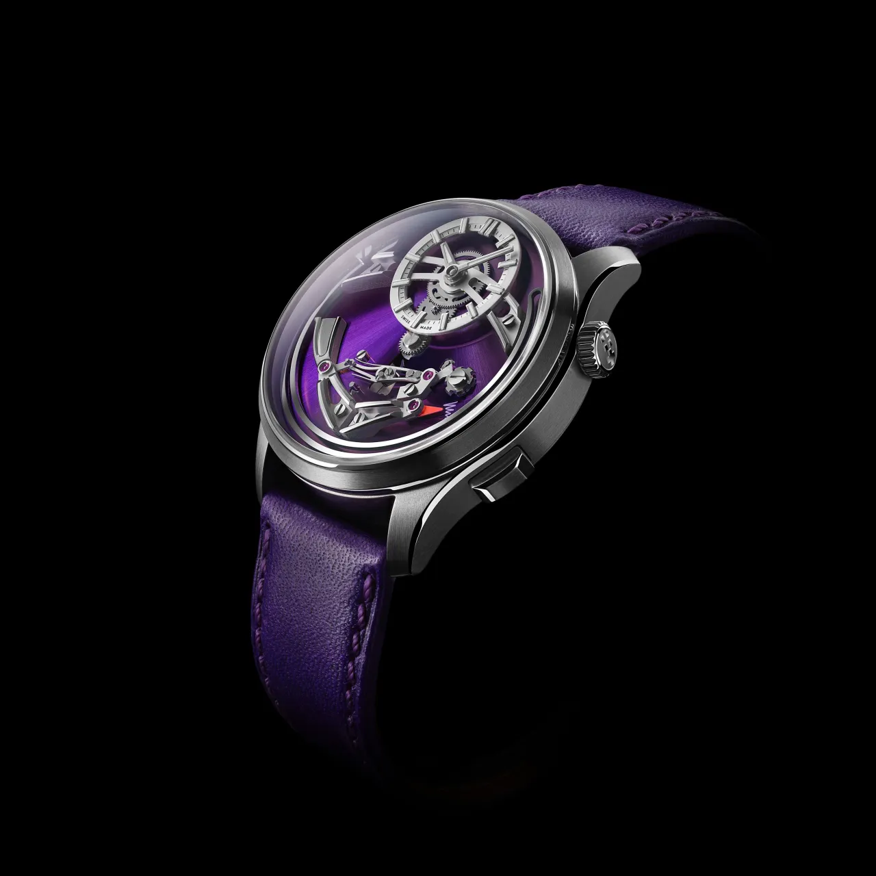 Christopher Ward C1 Bel Canto Otomatik Viola C0141APT0T00P0B1 detay görseli 5