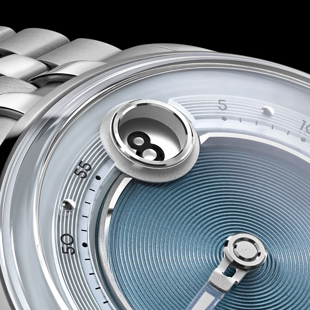 Christopher Ward C1 Jump Hour Mk V Otomatik Noon C0139AJH4S00B0B1 detay görseli 1