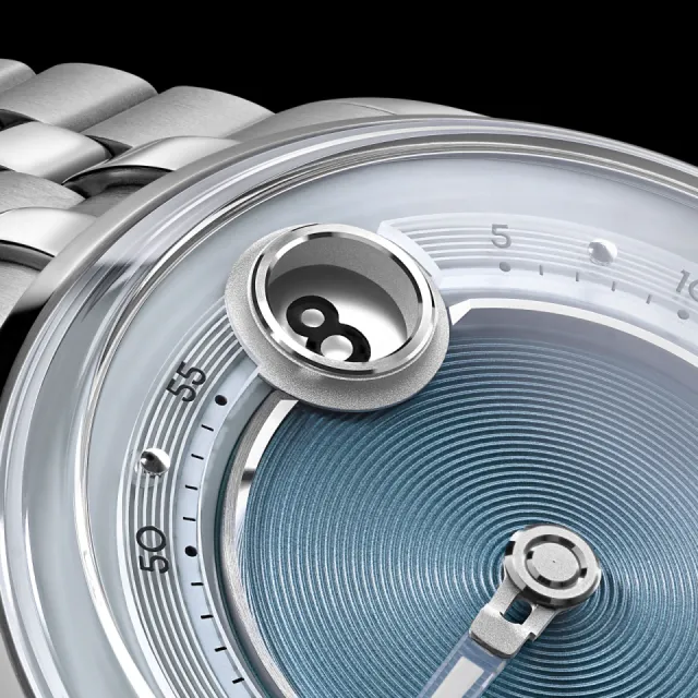 Christopher Ward C1 Jump Hour Mk V Otomatik Noon C0139AJH4S00B0MR Görsel 2