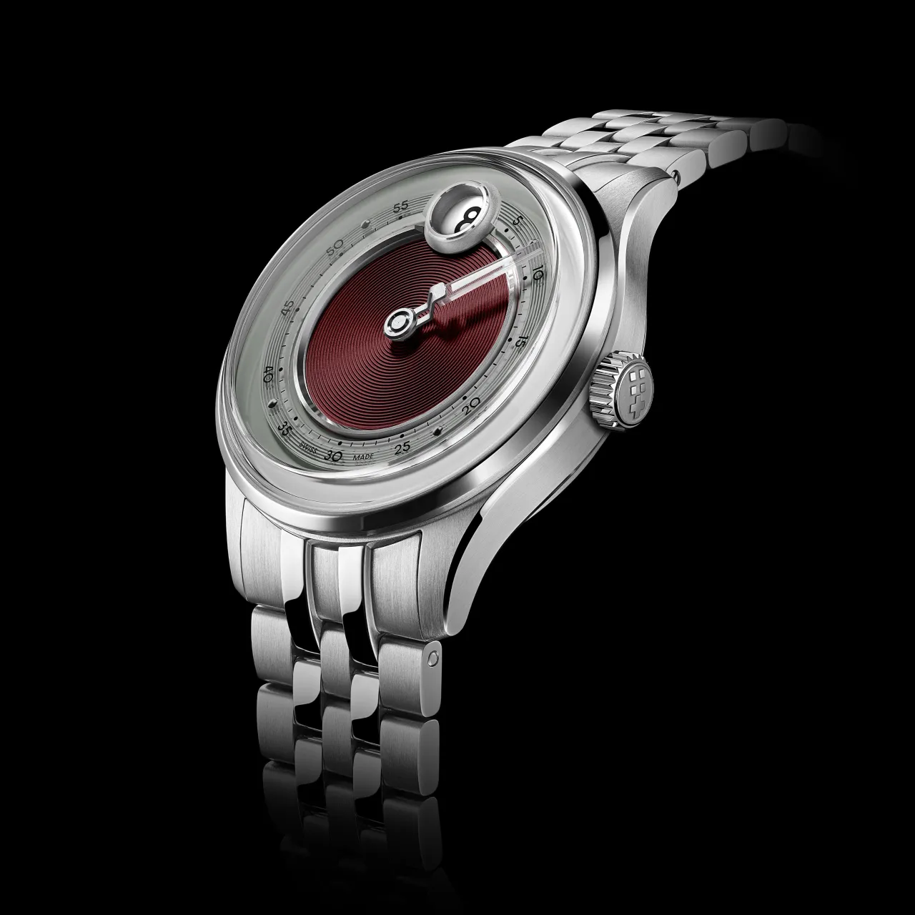 Christopher Ward C1 Jump Hour Mk V Otomatik Dusk C0139AJH4S00R0MG detay görseli 5