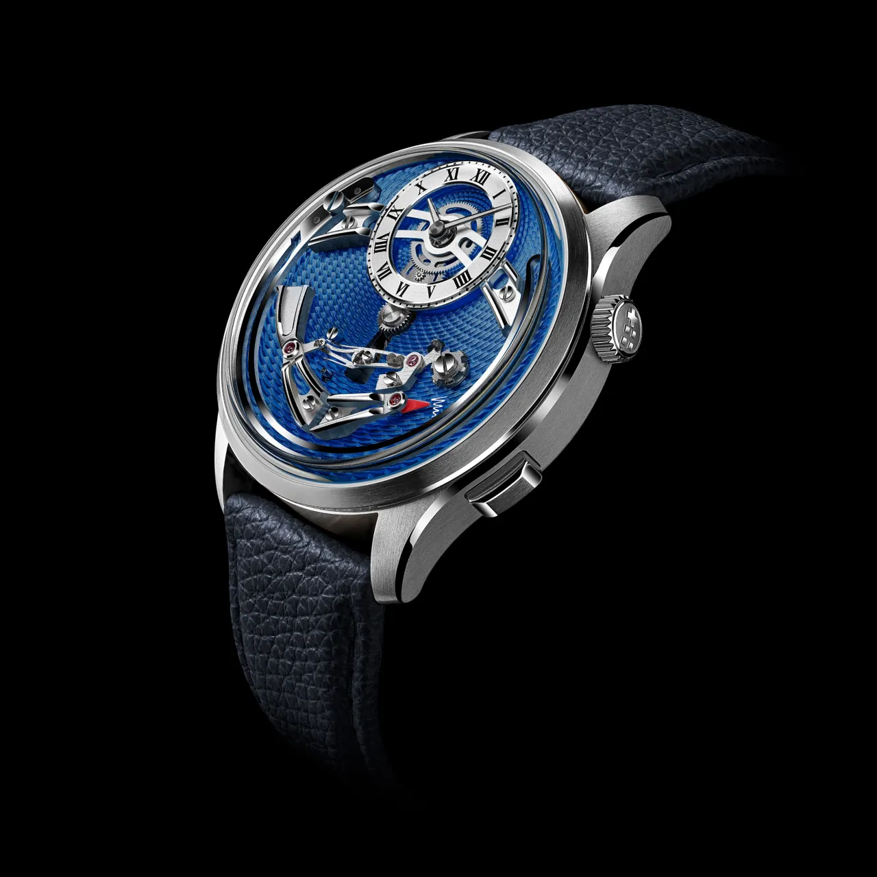 Christopher Ward C1 Bel Canto Classic Azzurro Otomatik C0141APT3T00B0MG detay görseli 5