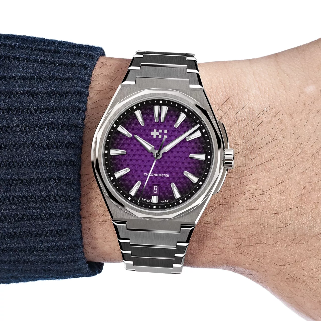 Christopher Ward The Twelve Ti Nebula Purple C12-40ADC1-T00P0-B0 detay görseli 1