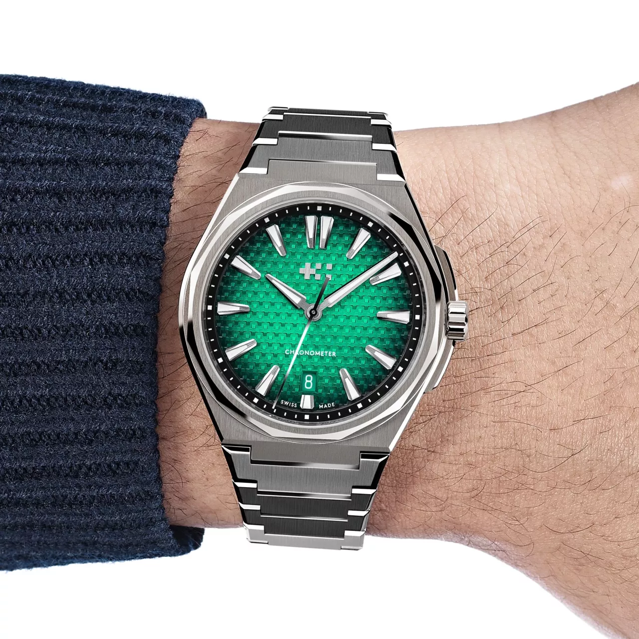 Christopher Ward The Twelve Ti Aurora Green C12-40ADC1-T00V0-B0 detay görseli 1