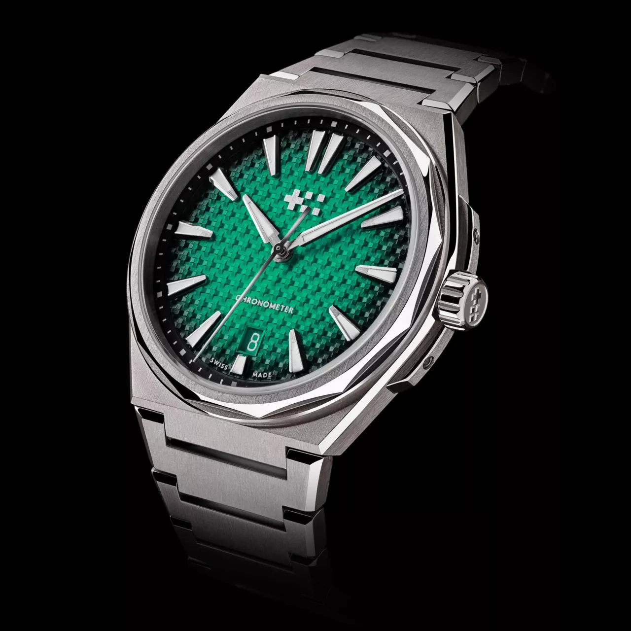 Christopher Ward The Twelve Ti Aurora Green C12-40ADC1-T00V0-B0 detay görseli 2