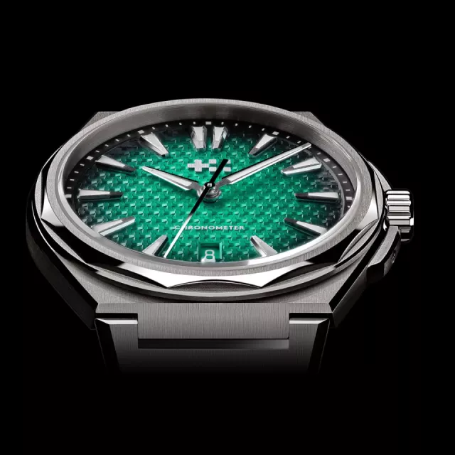 Christopher Ward The Twelve Ti Aurora Green C12-40ADC1-T00V0-B0 Görsel 5