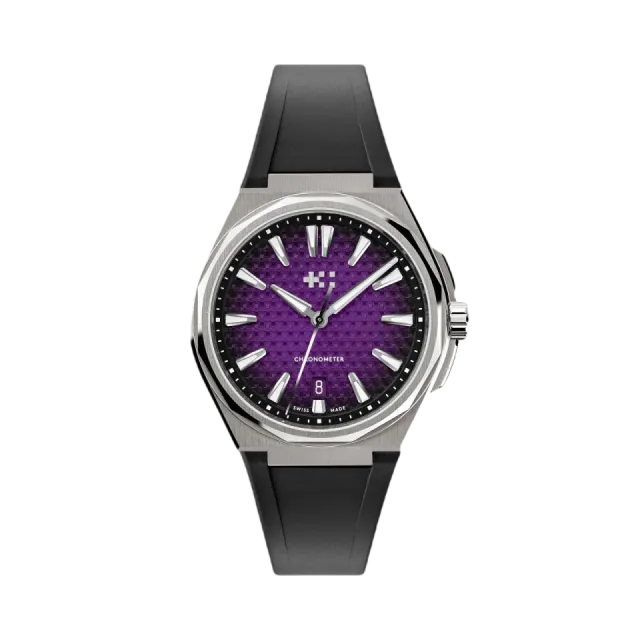 Beğenmek için çift tıkla Christopher Ward The Twelve Ti Nebula Purple C12-40ADC1-T00P0-RK Görsel 1