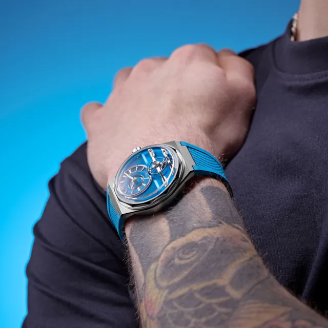 Christopher Ward C12 Loco Pasadena Blue Otomatik C1241H6D1S00B0RB Görsel 7