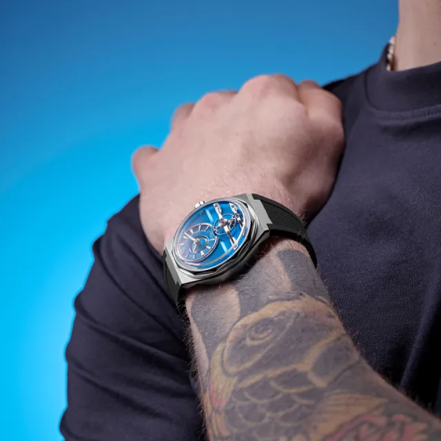 Christopher Ward C12 Loco Otomatik Pasadena Blue C1241H6D1S00B0RK Görsel 8