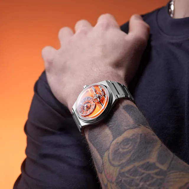 Christopher Ward C12 Loco Handwound Frisco Orange C1241H6D1S00O0B0 Görsel 8