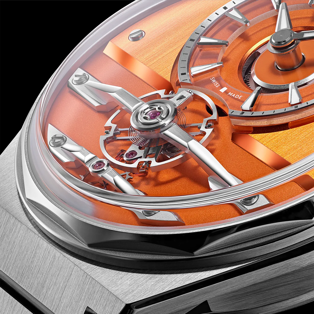 Christopher Ward C12 Loco Otomatik Frisco Orange C1241H6D1S00O0RK detay görseli 3