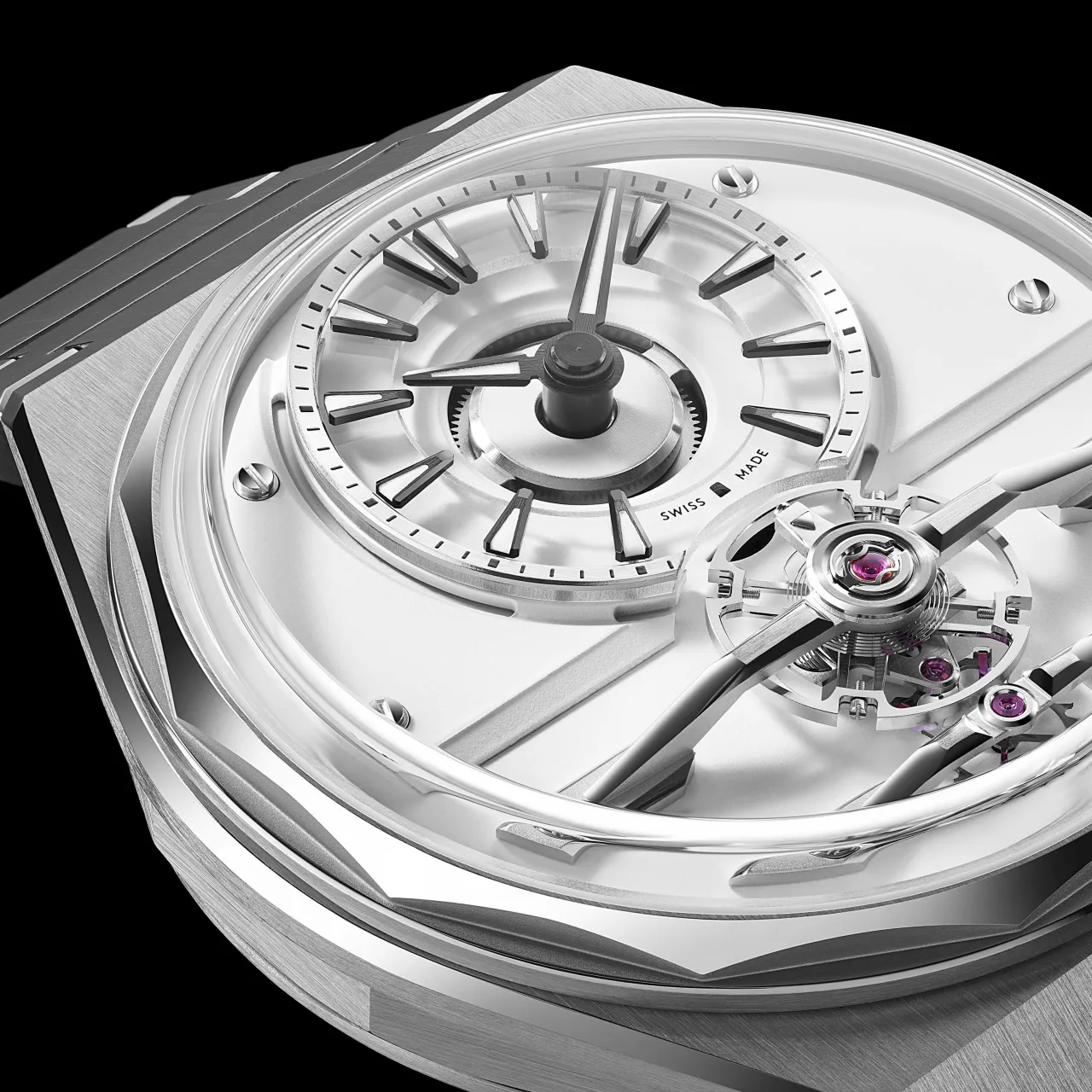Christopher Ward C12 Loco Alabaster White C1241H6D1S00W0B0 detay görseli 4