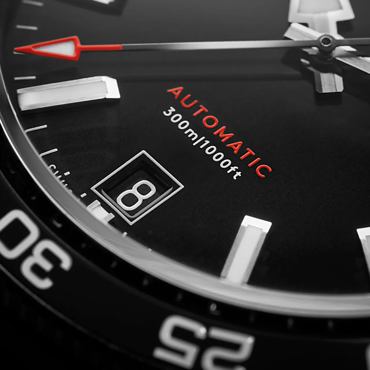 Christopher Ward C60 Trident Pro 300 Otomatik Siyah C6038ADA31S0KK1HK detay görseli 4