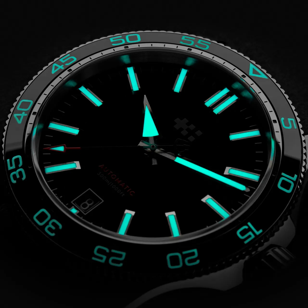Christopher Ward C60 Trident Pro 300 Otomatik Siyah C6038ADA31S0KK1RK detay görseli 3