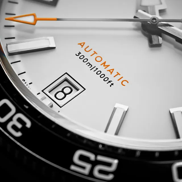 Christopher Ward C60 Trident Pro 300 Otomatik Beyaz C6038ADA31S0KW1HK Görsel 5