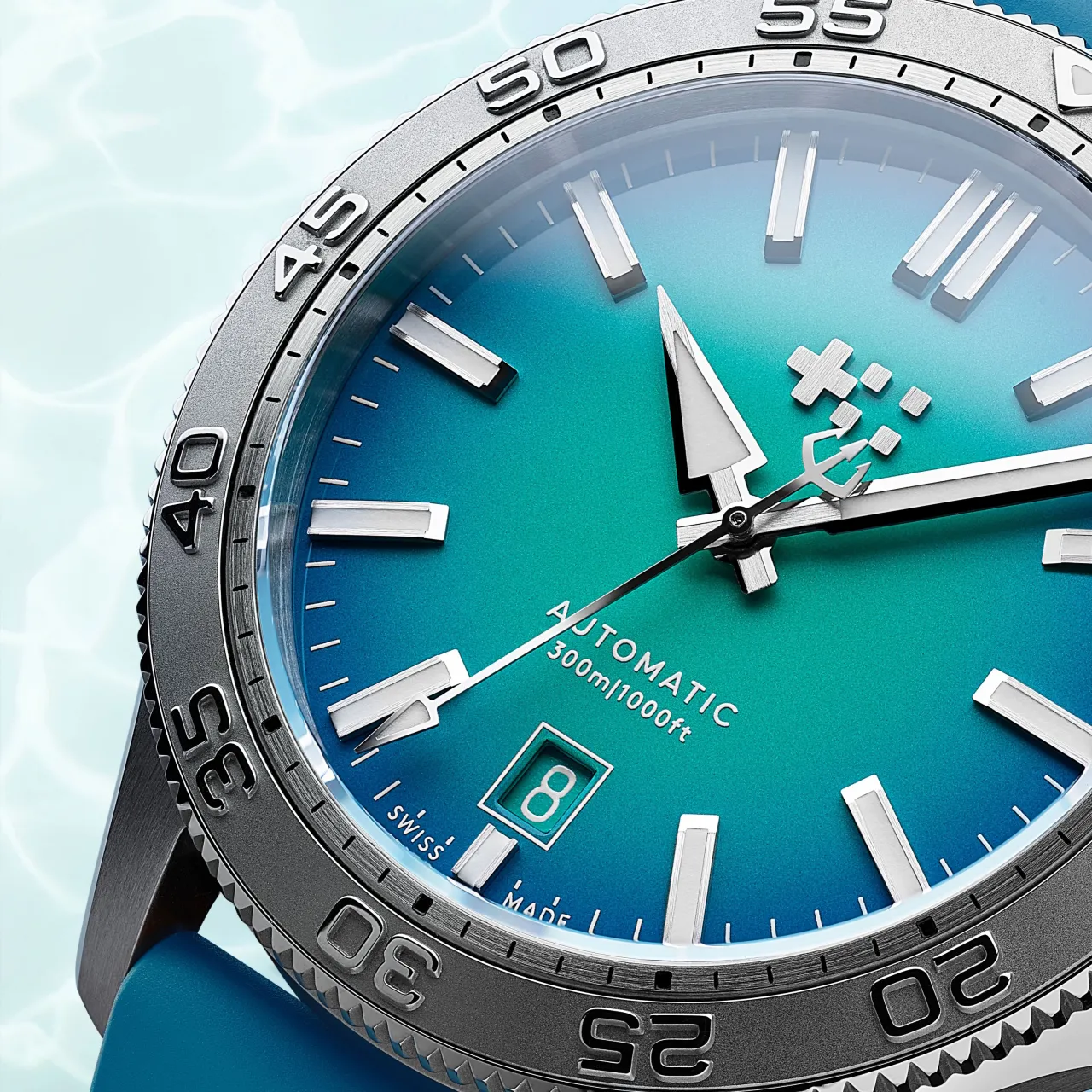 Christopher Ward C60 Atoll 300 Otomatik Reef Blue C6040ADA31S00B1B0 detay görseli 3