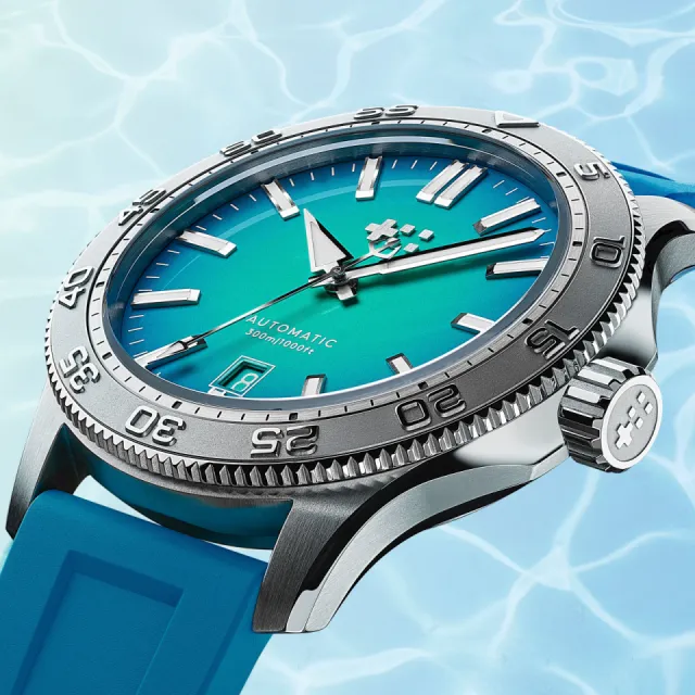 Christopher Ward C60 Atoll 300 Otomatik Reef Blue C6040ADA31S00B1B0 Görsel 7