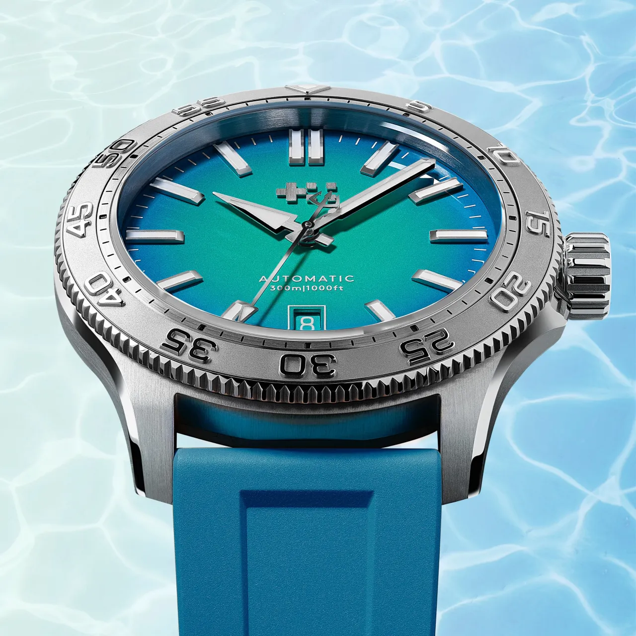 Christopher Ward C60 Atoll 300 Otomatik Reef Blue C6040ADA31S00BRB detay görseli 2
