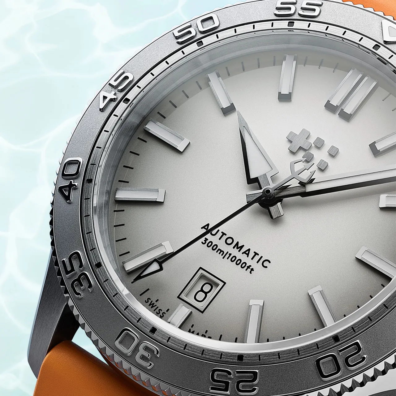 Christopher Ward C60 Atoll 300 Otomatik Shark White C6040ADA31S00W1B0 detay görseli 3
