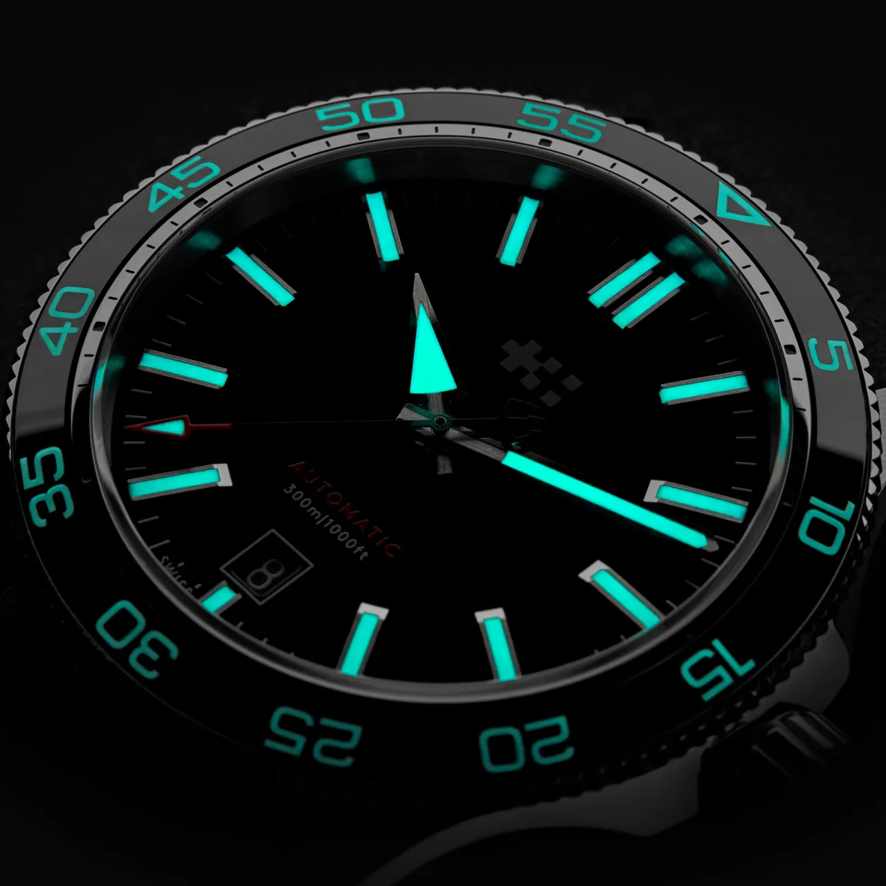 Christopher Ward C60 Trident Pro 300 Otomatik Siyah C6040ADA31S0KK1RK detay görseli 3