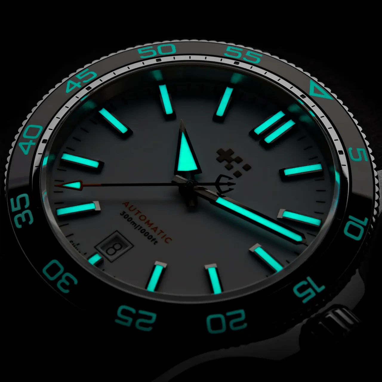 Christopher Ward C60 Trident Pro 300 Otomatik Beyaz C6040ADA31S0KW1B0 detay görseli 3