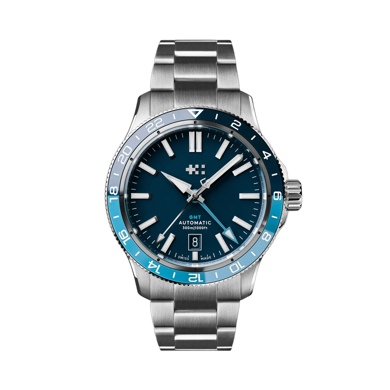 Christopher Ward C60 Trident GMT 300 Otomatik Mavi C6040AGM31S0BB0
